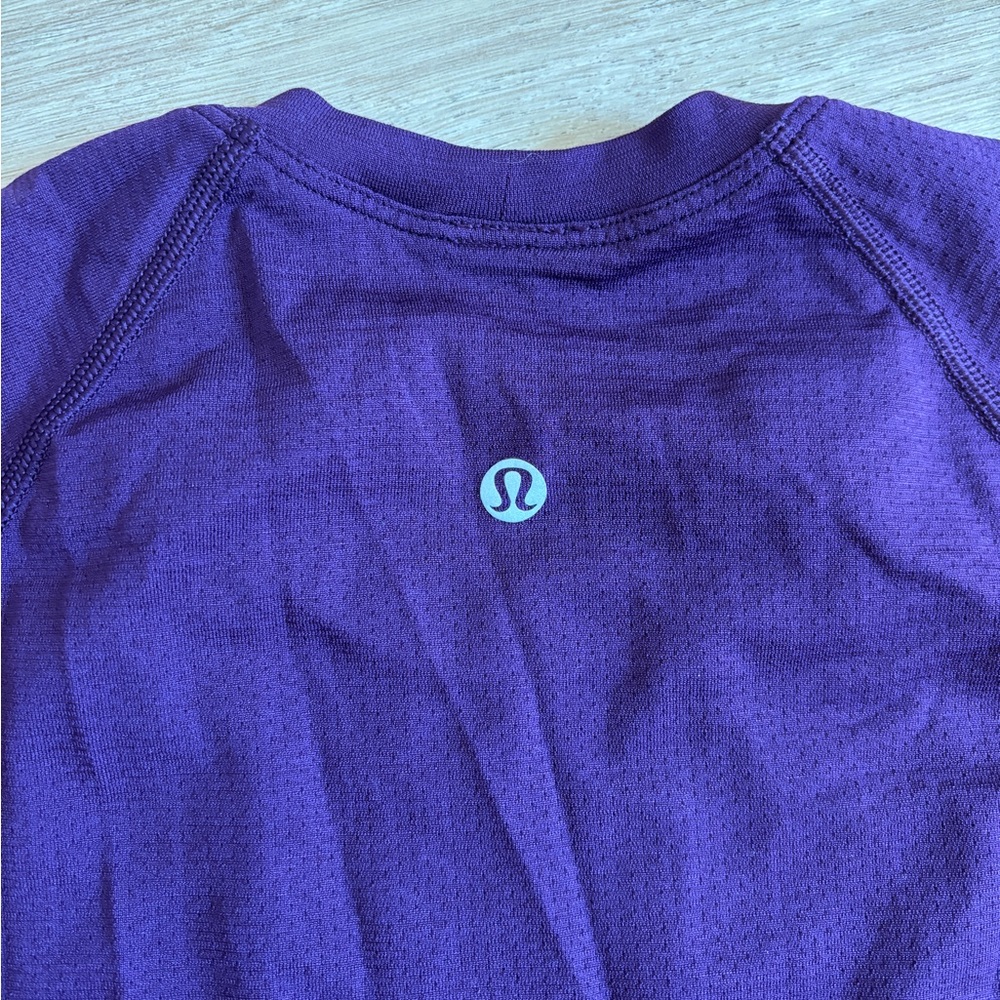 lululemon athletica Purple Short Sleeve Tee